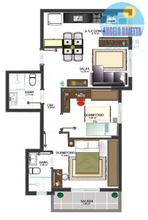 Apartamento para venda no bairro Centro em Peruíbe