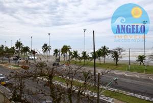 Apartamento com 1 dormitorio, frente mar em Peruíbe