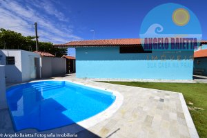 Casa terrea em 2 lotes, 3 dormitorios, Oásis, á 200 metros da praia