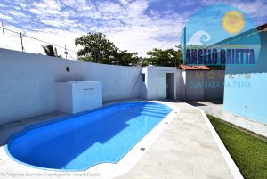 Casa terrea em 2 lotes, 3 dormitorios, Oásis, á 200 metros da praia
