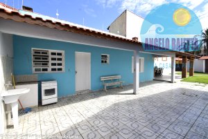 Casa terrea em 2 lotes, 3 dormitorios, Oásis, á 200 metros da praia